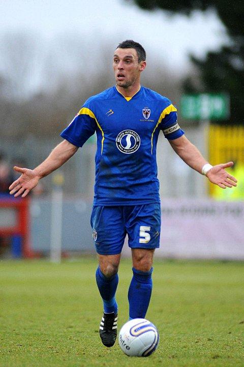 Former Don: Jamie Stuart, in his days at Kingsmeadow, is hoping the Dons survive the relegation fight in League Two    SP63617