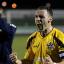 United's captain fantastic: Jamie Stuart celebrates a Sutton United win     Picture: Paul Loughlin
