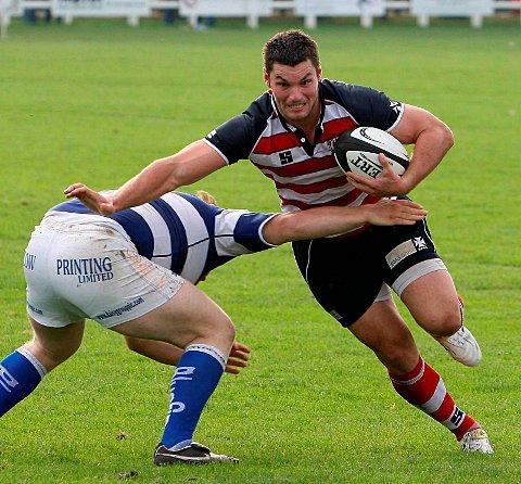 Rising star: Quins ace Joe Trayfoot, seen here in his Rosslyn Park days