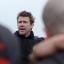 Fantastic: Head coach Clive See hailed his team's excellent spirit after winning promotion at the first time of asking   SP73062
