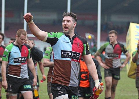 On our way: Pete Browne celebrates reaching the LV= Cup final		        SP74693