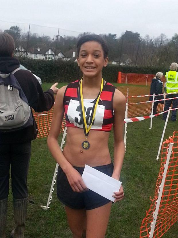 Hot prospect: Katy-Ann McDonald with one of her many medals
