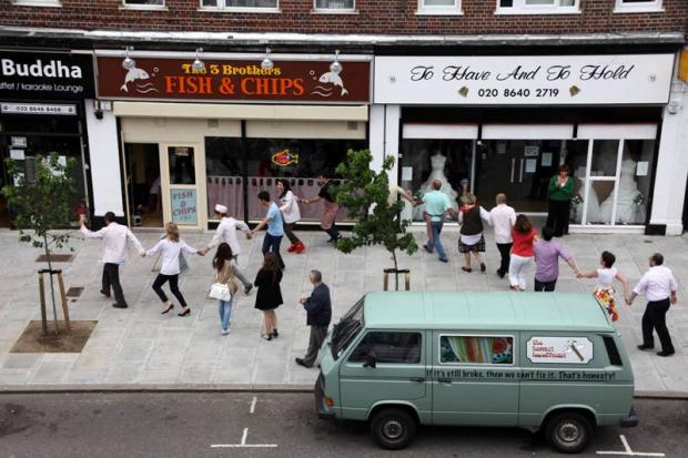 Film shot in Morden street set for big screen