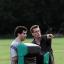 Promoted: Nick Ridley, right, talks through a move during Vandals training    SP59508