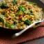 Recipe: Tenderstem & Bengali split pea curry with caramelised shallots