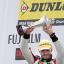Podium pride: Onslow-Cole took third in race one at Thruxton to take his place on the podium    Picture: Gary Brind