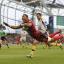 Toulon's Delon Armitage goes in for the decisive try