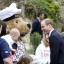 The Duke of Cambridge speaks to well-wishers at Tedworth House, Tidworth, Wiltshire (PA)
