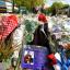 Floral tributes outside the main gate of the Royal Artillery Barracks in Woolwich