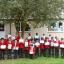 The pupils from Cumnor House School with their posters