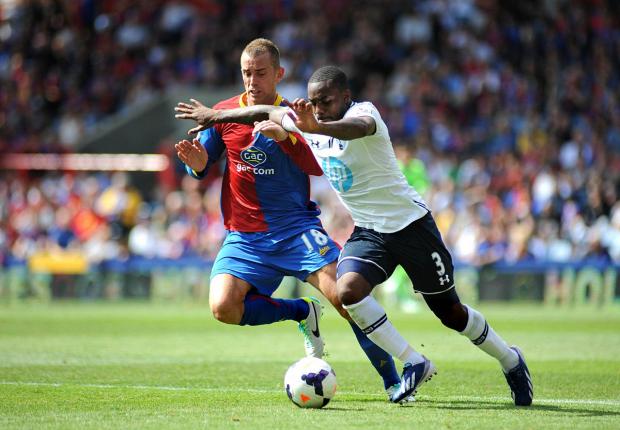Keeping calm: Aaron Wilbraham enjoyed his first Premier League start for Palace on Saturday