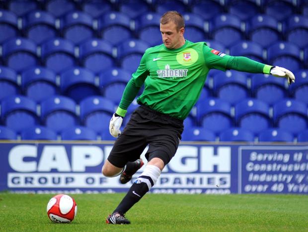 Streatham Guardian: Man with the golden gloves: Ks keeper Rob Tolfrey Streatham Guardian: Man with the golden gloves: Ks keeper Rob Tolfrey