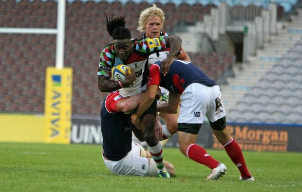 Streatham Guardian: Ready: Paul Sackey will take his place on the wing against London Wasps tomorrow SP78605 Streatham Guardian: Ready: Paul Sackey will take his place on the wing against London Wasps tomorrow SP78605