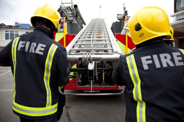 Streatham Guardian: Six fire engines attended the fire. Streatham Guardian: Six fire engines attended the fire.