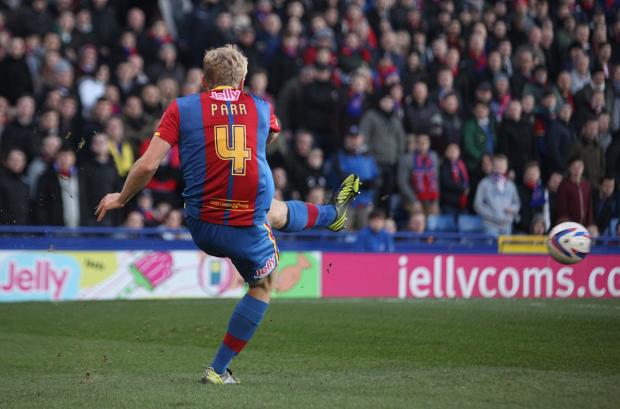 Back: Jonathan Parr returned to the Palace matchday squad for the first time in five months on Saturday