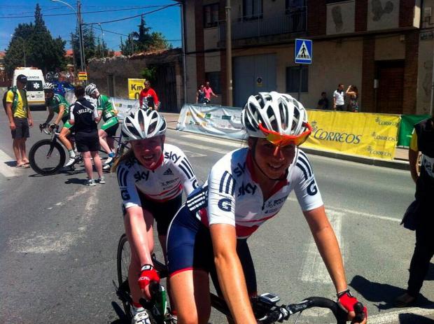 Perfect duo: Corrine Hall, right, and Lora Turnham
