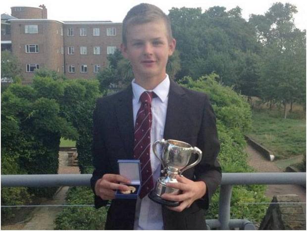 Rising star: Weybridge golfer Sam Barthram has set his sights high