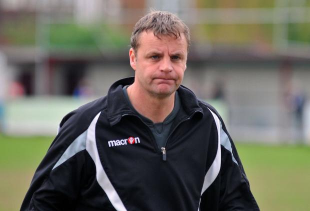 Unacceptable: Ian Hazel is stepping down as Robins boss after being abused during the defeat at Lowestoft SP56480