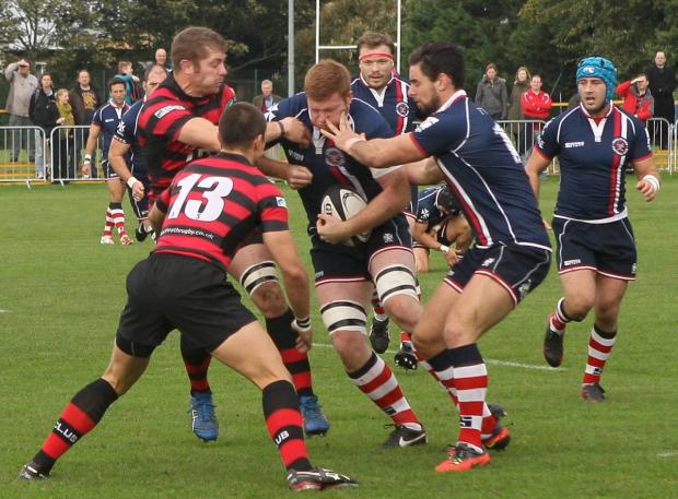 Winners: Hugo Ellis on the charge for Park Pictures: David Whittam