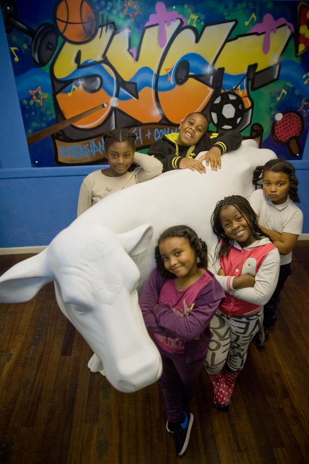 Streatham Youth & Community Trust, Dunraven Secondary School and Sunny Hill Primary School have all accommodated a cow
