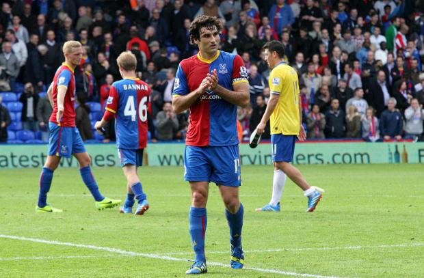 Solid: It was a tough day for Mile Jedinak against Arsenal, but the Palace skipper's stats are still impressive SP78367