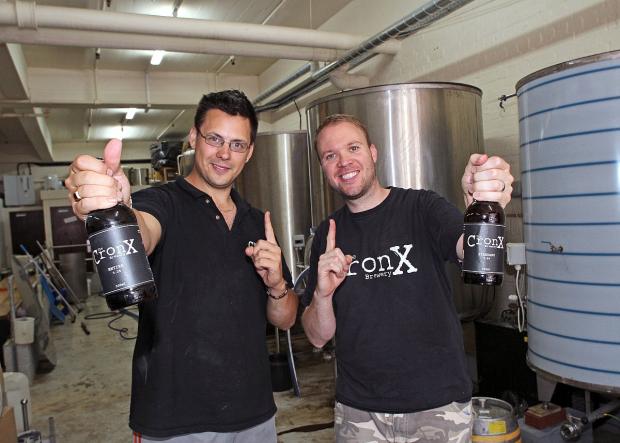 Streatham Guardian: Mark Russell and Simon Dale, the Cronx brewers Streatham Guardian: Mark Russell and Simon Dale, the Cronx brewers