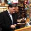 Streatham Guardian: Ed Miliband browses a Tintin book in Bookseller Crow Streatham Guardian: Ed Miliband browses a Tintin book in Bookseller Crow