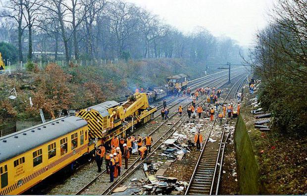 Streatham Guardian: The clear up effort after the crash which claimed the lives of 35 people Streatham Guardian: The clear up effort after the crash which claimed the lives of 35 people