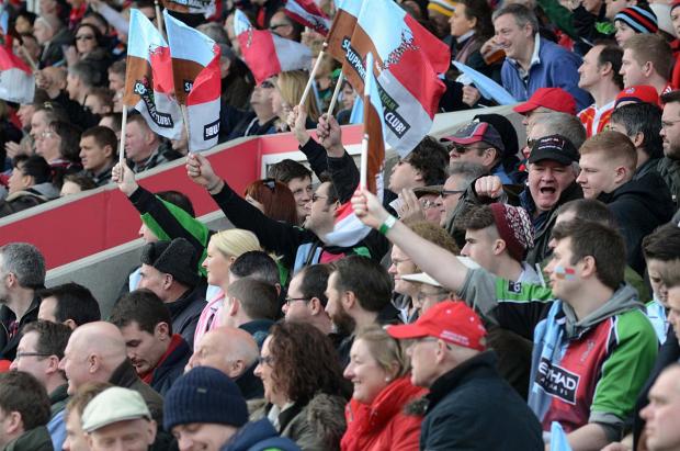 Streatham Guardian: Euro excitement: Quins fans get behind the side in the ultimately doomed Heineken Cup quarter-final v Munster last season SP75126 Streatham Guardian: Euro excitement: Quins fans get behind the side in the ultimately doomed Heineken Cup quarter-final v Munster last season SP75126
