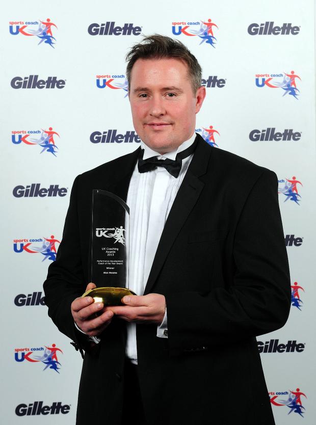 Streatham Guardian: Winner: Nick Walshe won the performance development coach of the year award Streatham Guardian: Winner: Nick Walshe won the performance development coach of the year award