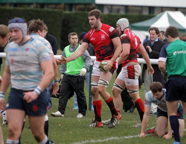 Streatham Guardian: Big lad: London Welsh lock Will Carrick-Smith, who is 6ft 11in and weighs 20st 5lb, cut an imposing figure on his exiles debut in which he scored twice. Carrick-Smith signed for the club on a short term contract last week Deadlinepix SP80752 Streatham Guardian: Big lad: London Welsh lock Will Carrick-Smith, who is 6ft 11in and weighs 20st 5lb, cut an imposing figure on his exiles debut in which he scored twice. Carrick-Smith signed for the club on a short term contract last week Deadlinepix SP80752