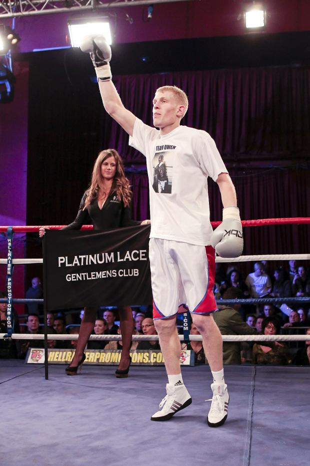 Streatham Guardian: Defeated: Tony Owen lost his Southern Area belt at the first time of asking Streatham Guardian: Defeated: Tony Owen lost his Southern Area belt at the first time of asking