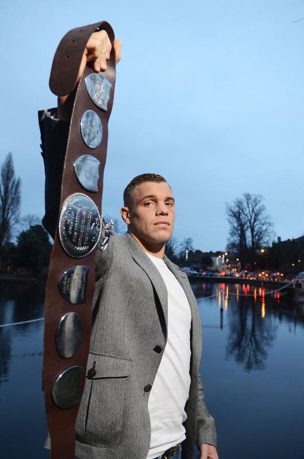 Streatham Guardian: King of Carshalton: Ricky Boylan’s boxing future is looking bright after beating pal Tony Owen on Saturday, but he has revealed his career is on hold until he recovers from a perforated eardrum Deadlinepix SP81657 Streatham Guardian: King of Carshalton: Ricky Boylan’s boxing future is looking bright after beating pal Tony Owen on Saturday, but he has revealed his career is on hold until he recovers from a perforated eardrum Deadlinepix SP81657