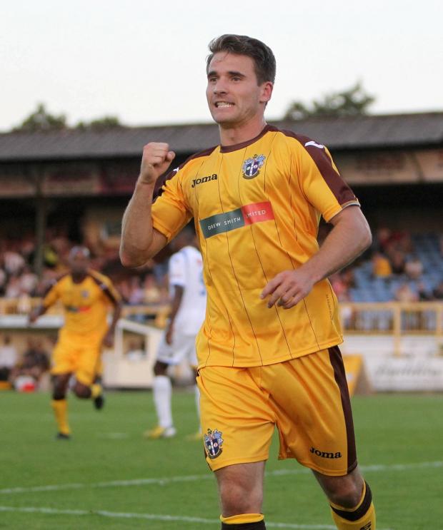 Streatham Guardian: Happier times: Jamie Taylor has found goals hard to come by at Sutton United Picture: Paul Loughlin Streatham Guardian: Happier times: Jamie Taylor has found goals hard to come by at Sutton United Picture: Paul Loughlin