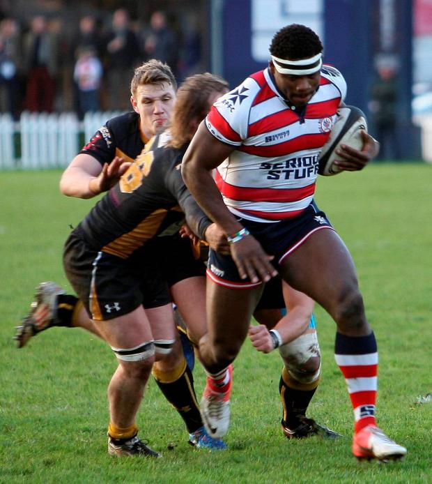 Streatham Guardian: Sole survivor: London Welsh are making 12 changes to the side that beat Jersey last weekend, with Joe Ajuwa the only survivor Streatham Guardian: Sole survivor: London Welsh are making 12 changes to the side that beat Jersey last weekend, with Joe Ajuwa the only survivor