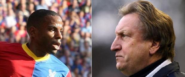 Streatham Guardian: Jason Puncheon (left) has deleted the series of tweets which railed against former Palace manager Neil Warnock (right) Streatham Guardian: Jason Puncheon (left) has deleted the series of tweets which railed against former Palace manager Neil Warnock (right)