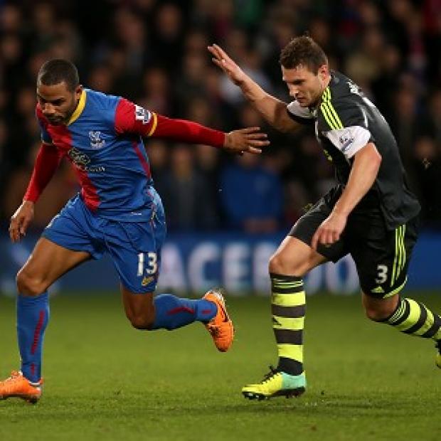 Streatham Guardian: Jason Puncheon netted the winner for Palace Streatham Guardian: Jason Puncheon netted the winner for Palace