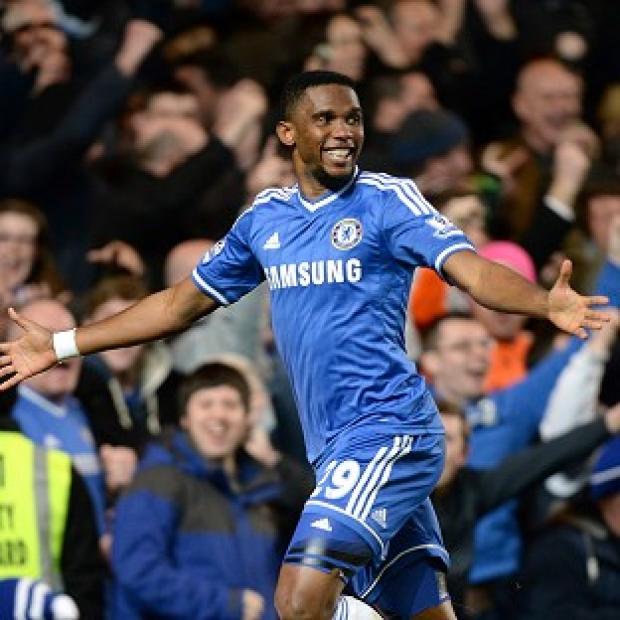 Streatham Guardian: Samuel Eto'o's hat-trick won the game for Chelsea Streatham Guardian: Samuel Eto'o's hat-trick won the game for Chelsea