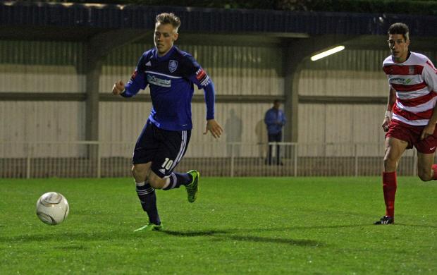 Streatham Guardian: On target: Met Police striker Charlie Collins now has 11 goals to his name this term Streatham Guardian: On target: Met Police striker Charlie Collins now has 11 goals to his name this term