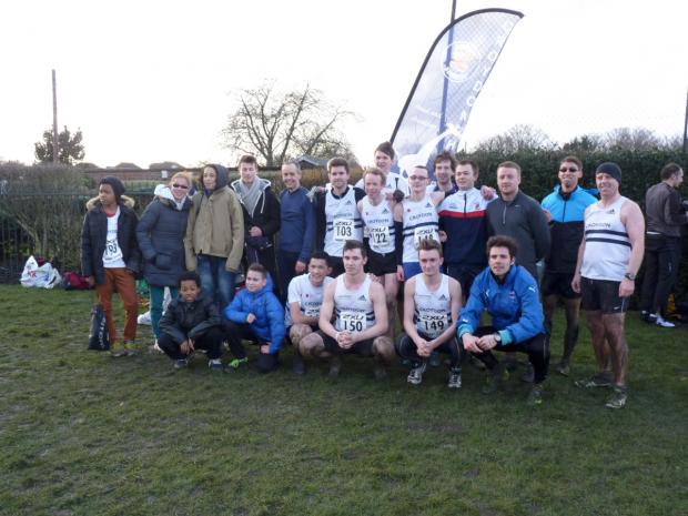 Streatham Guardian: Winners: Croydon Harriers men finished second overall to win promotion to the top flight of the 2XU Surrey cross-county league Streatham Guardian: Winners: Croydon Harriers men finished second overall to win promotion to the top flight of the 2XU Surrey cross-county league