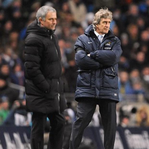 Streatham Guardian: Jose Mourinho, left, and Manuel Pellegrini face one another in opposing dugouts on Saturday Streatham Guardian: Jose Mourinho, left, and Manuel Pellegrini face one another in opposing dugouts on Saturday