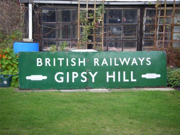 Streatham Guardian: BR Gipsy Hill Station Name Streatham Guardian: BR Gipsy Hill Station Name