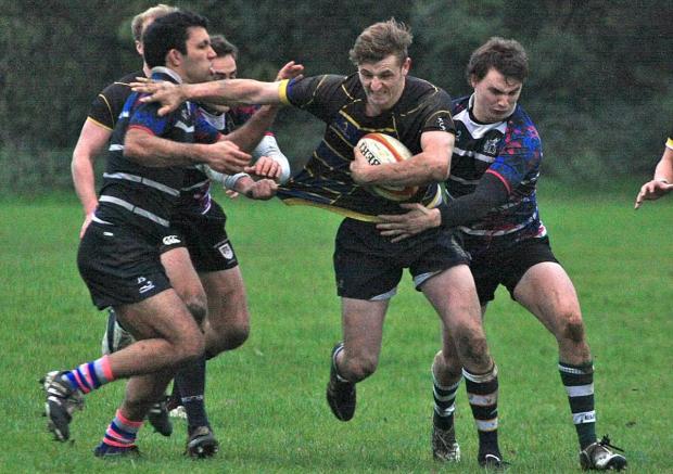 Streatham Guardian: Opener: Freddy South's seventh try of the season got matters underway for Old Walcountians Streatham Guardian: Opener: Freddy South's seventh try of the season got matters underway for Old Walcountians