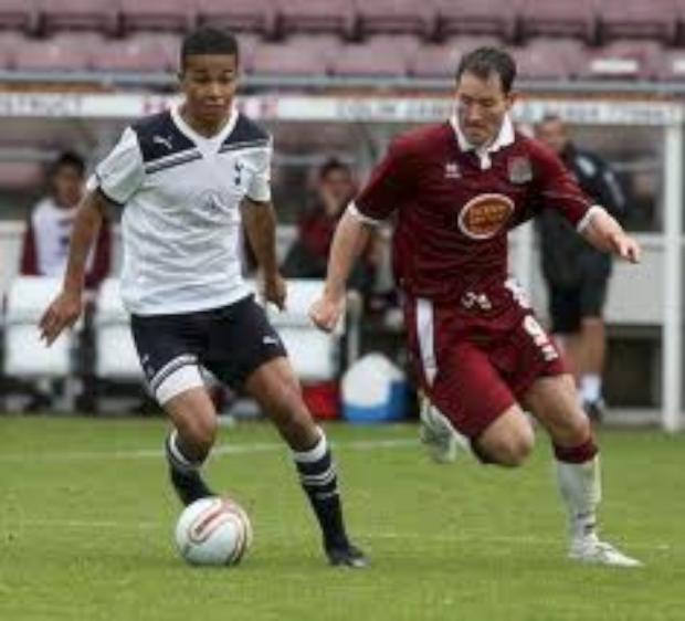 Streatham Guardian: New start: Jake Nicholson, left, has signed for AFC Wimbledon Streatham Guardian: New start: Jake Nicholson, left, has signed for AFC Wimbledon