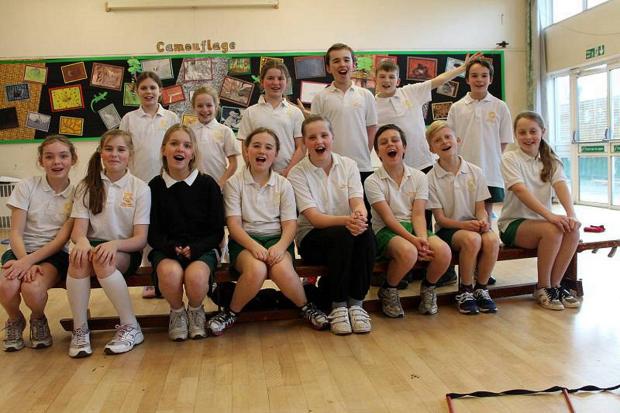 Streatham Guardian: Winners: Banstead Community Junior School athletes Streatham Guardian: Winners: Banstead Community Junior School athletes