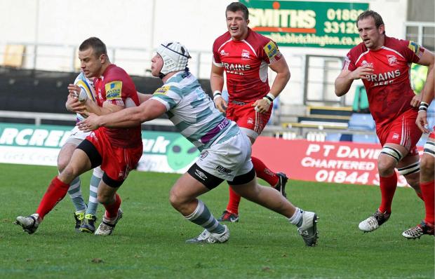 Streatham Guardian: Back in red: Scrum half Tyson Keats is back at London Welsh Streatham Guardian: Back in red: Scrum half Tyson Keats is back at London Welsh