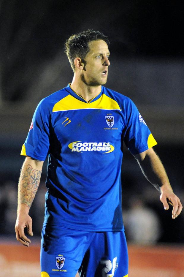 Streatham Guardian: Late show: Darren Jones popped up with a Dons equaliser at Burton Albion deep into injury time SP82538 Streatham Guardian: Late show: Darren Jones popped up with a Dons equaliser at Burton Albion deep into injury time SP82538