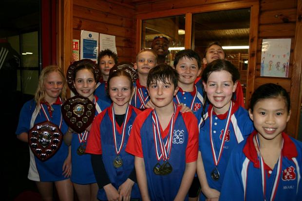 Streatham Guardian: Winners: Sutton & Cheam Swimming Club were on song at the Borough Primary School Championships Streatham Guardian: Winners: Sutton & Cheam Swimming Club were on song at the Borough Primary School Championships