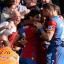 Streatham Guardian: Crystal Palace players celebrate their goal Streatham Guardian: Crystal Palace players celebrate their goal