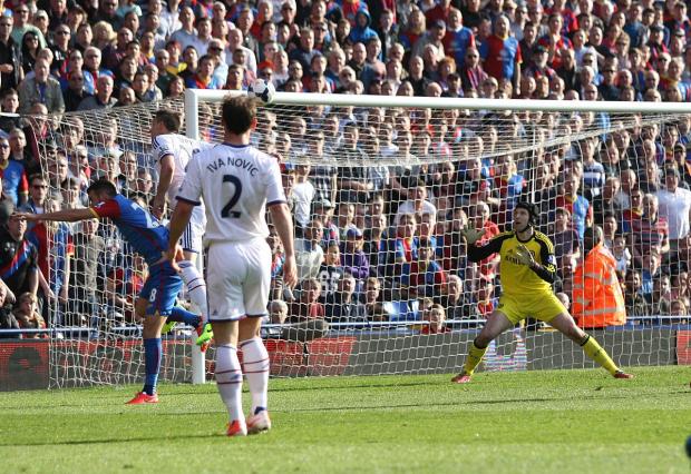 Streatham Guardian: Chelsea's John Terry glances a header past Petr Cech for the own goal that gave Crystal Palace a much needed 1-0 win Streatham Guardian: Chelsea's John Terry glances a header past Petr Cech for the own goal that gave Crystal Palace a much needed 1-0 win
